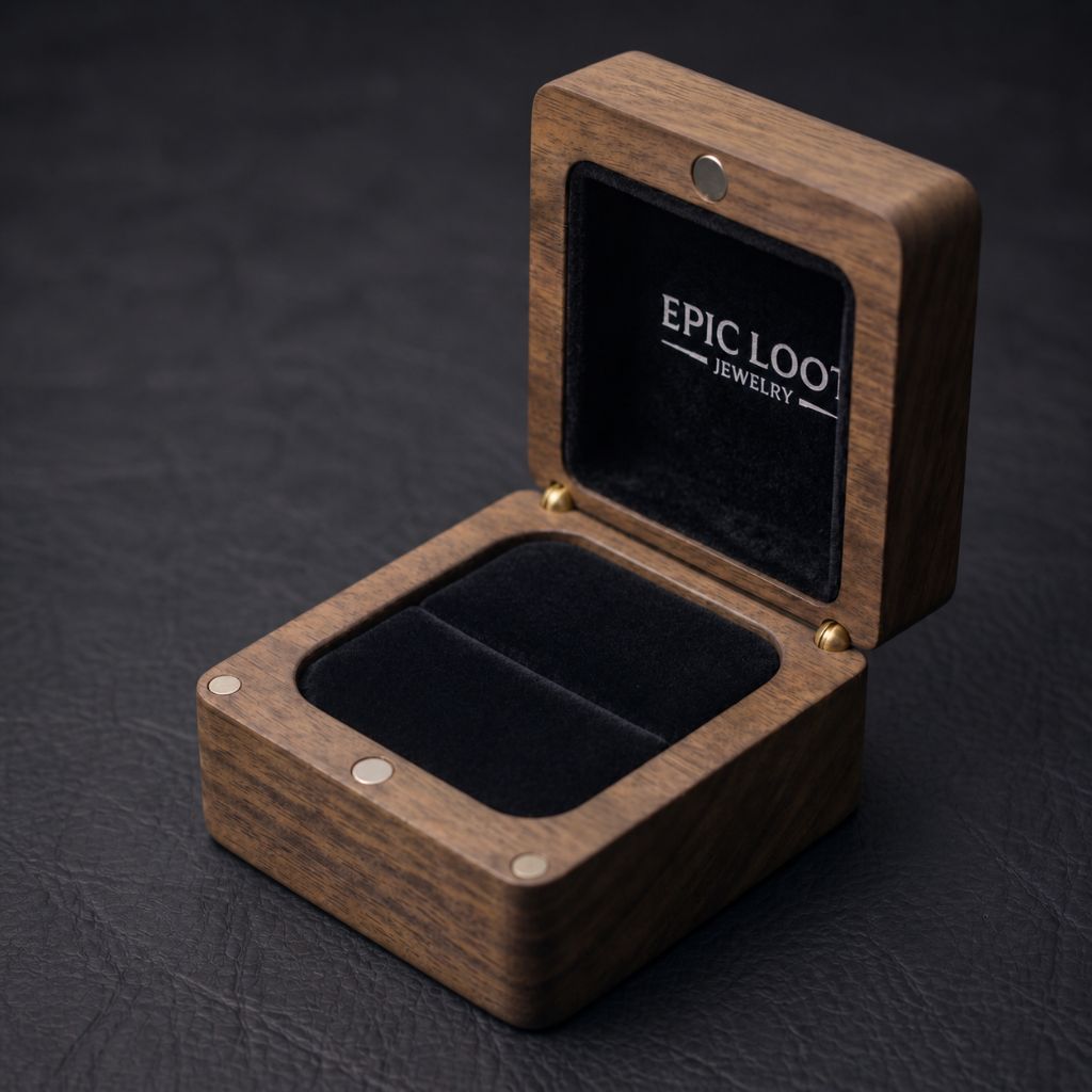 1 Slot Ring Wooden Box