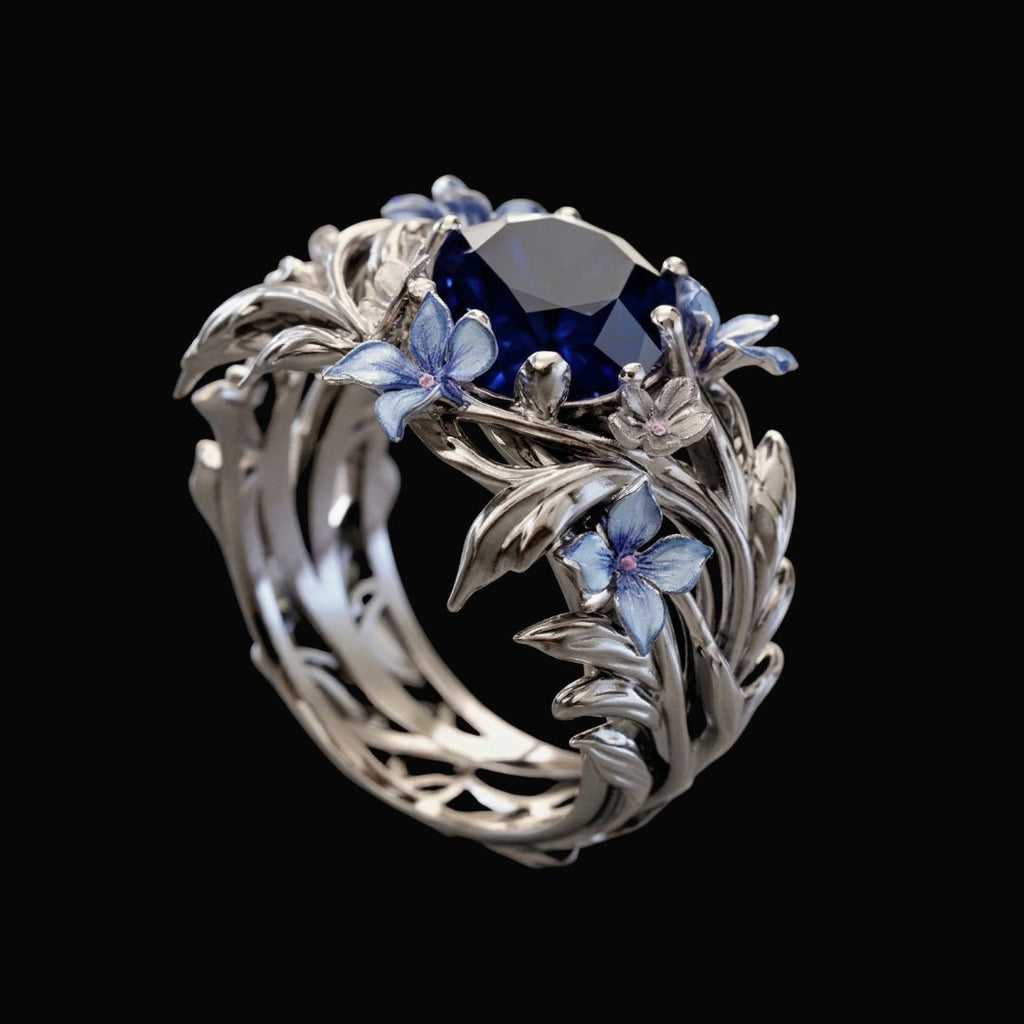 Arctic Petal Ring