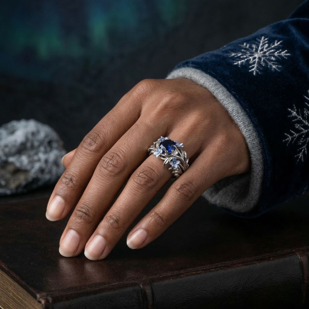 Arctic Petal Ring