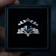 Frosted Crown Ring
