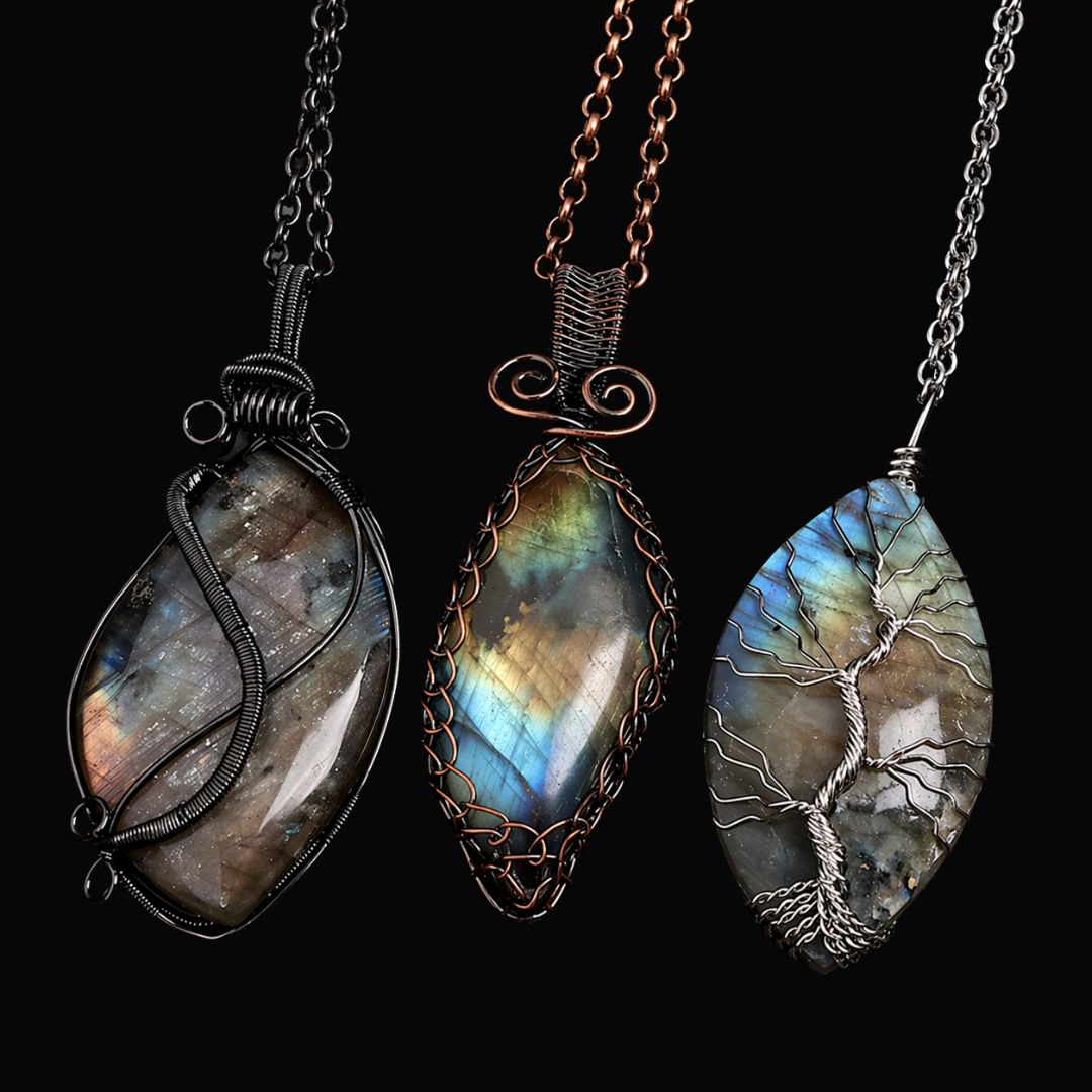 Ancient Blessing Labradorite Necklace