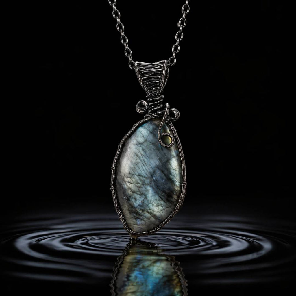 Ancient Blessing Labradorite Necklace