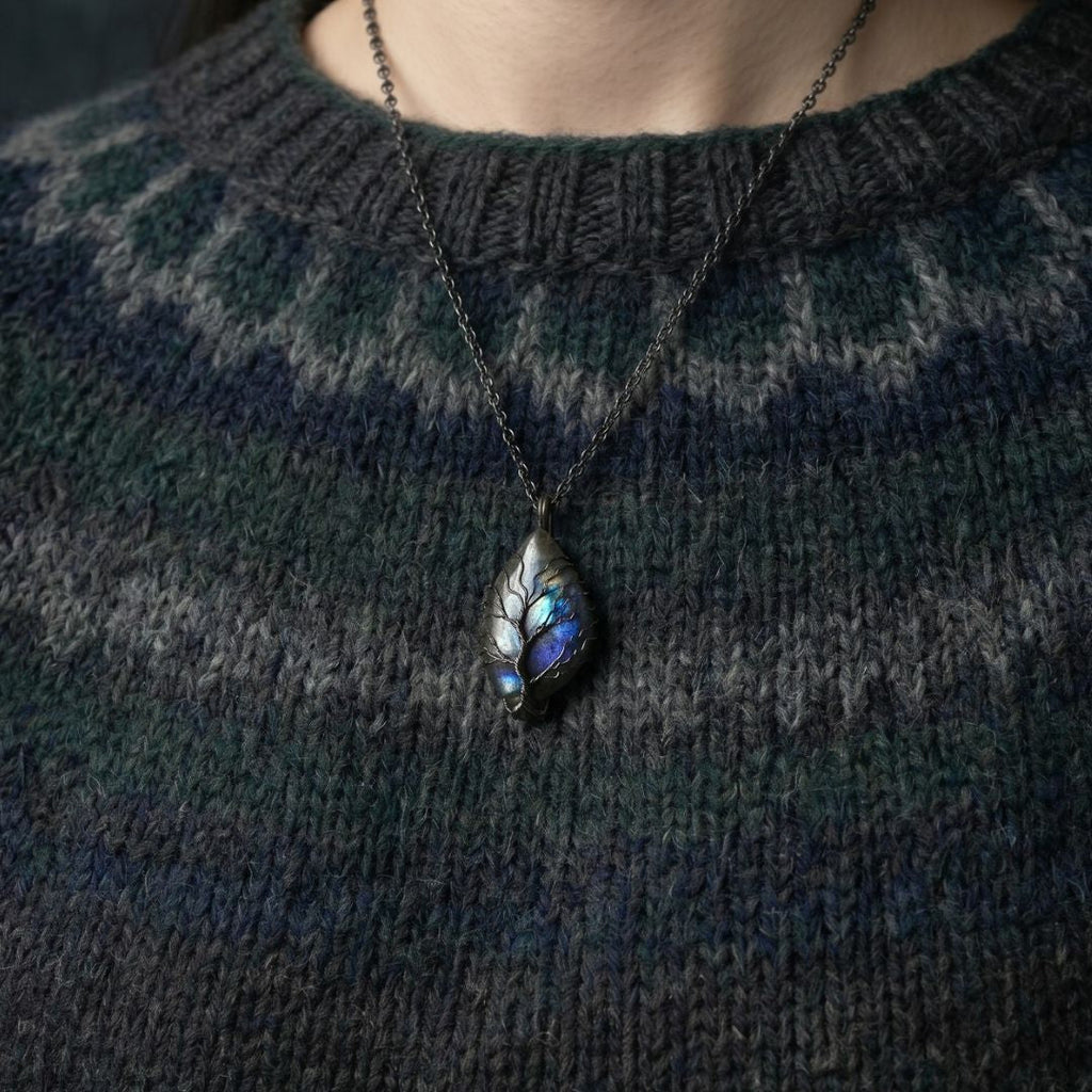 Ancient Blessing Labradorite Necklace