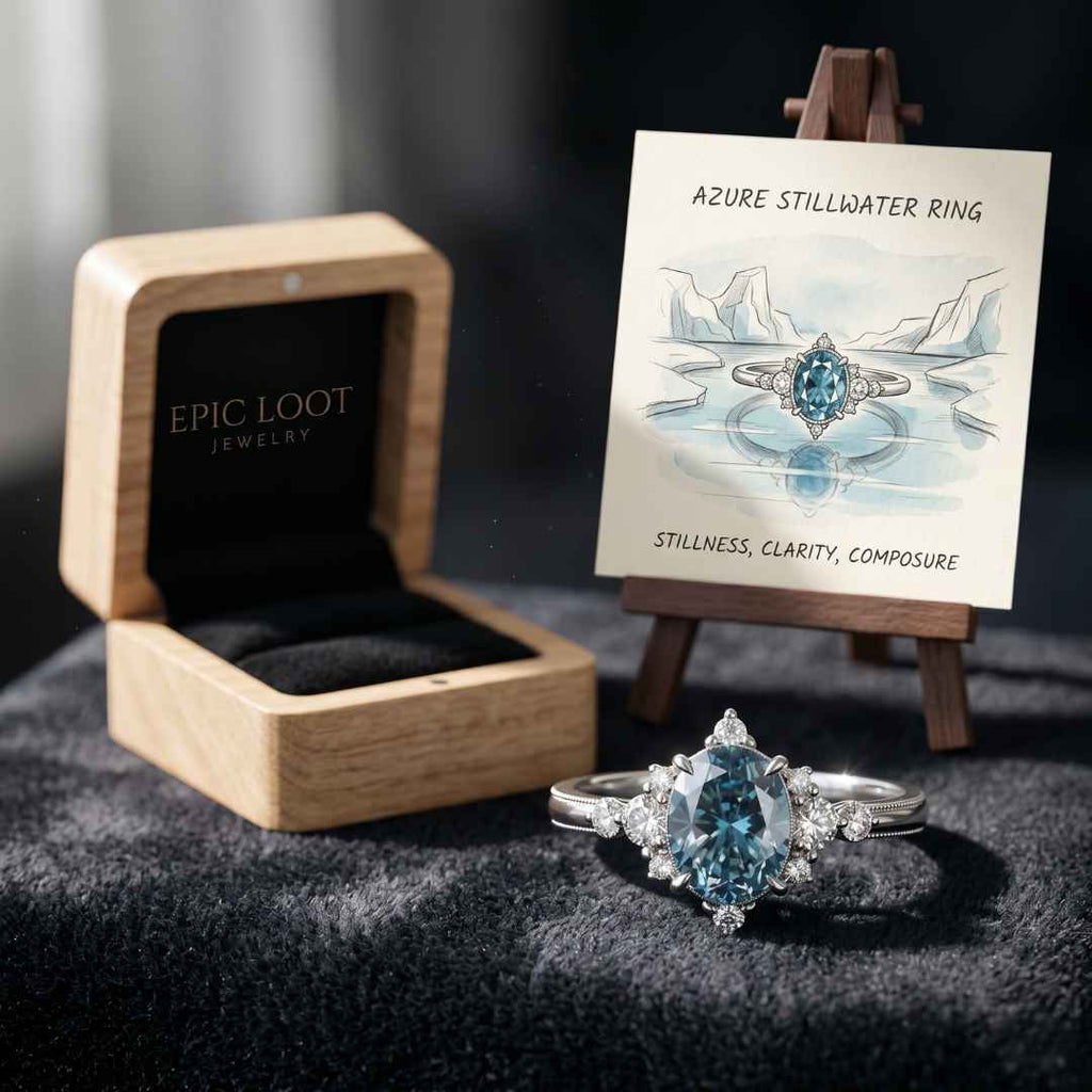 Azure Stillwater Ring