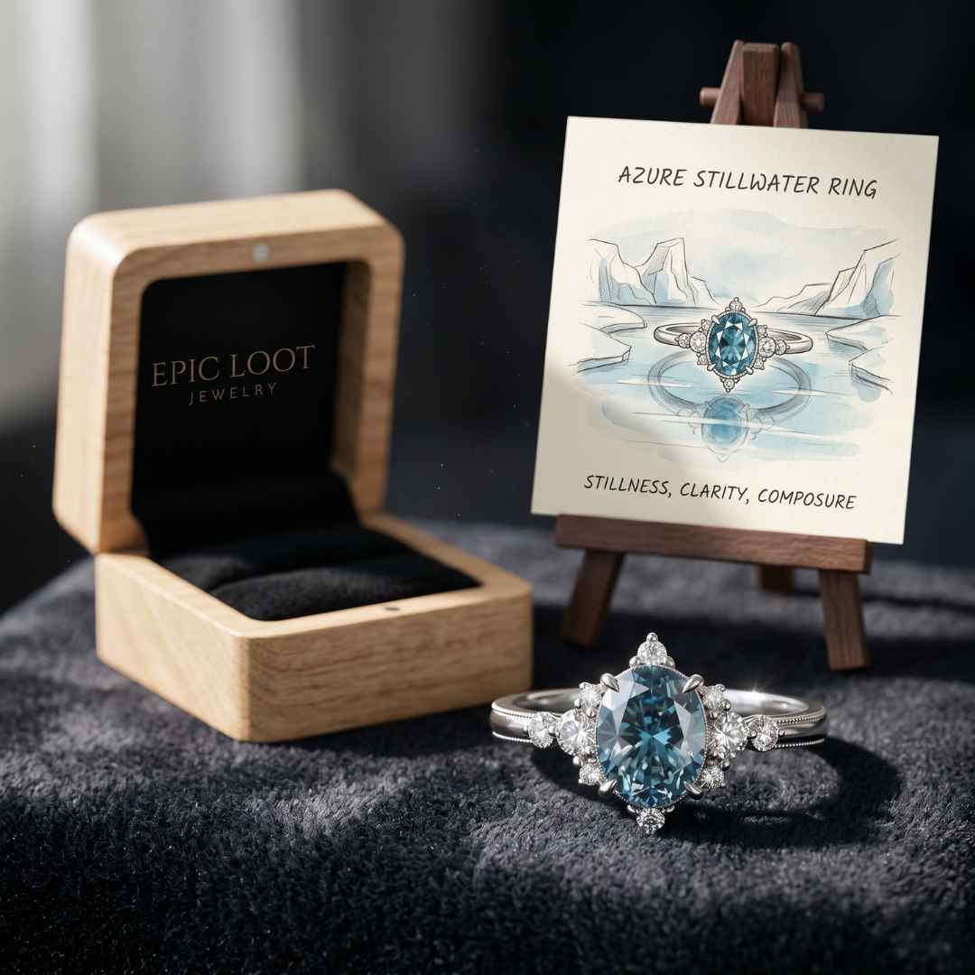 Azure Stillwater Ring