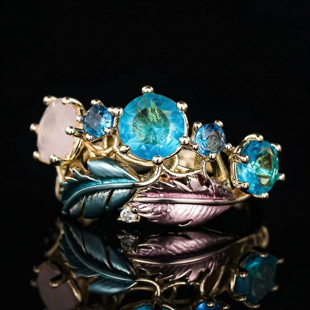 Celestial Feather Ring
