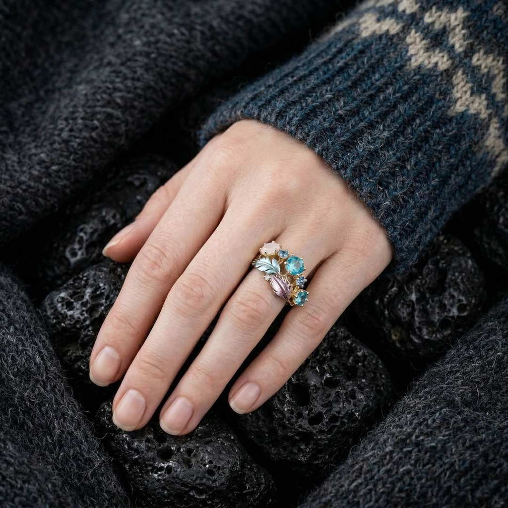 Celestial Feather Ring