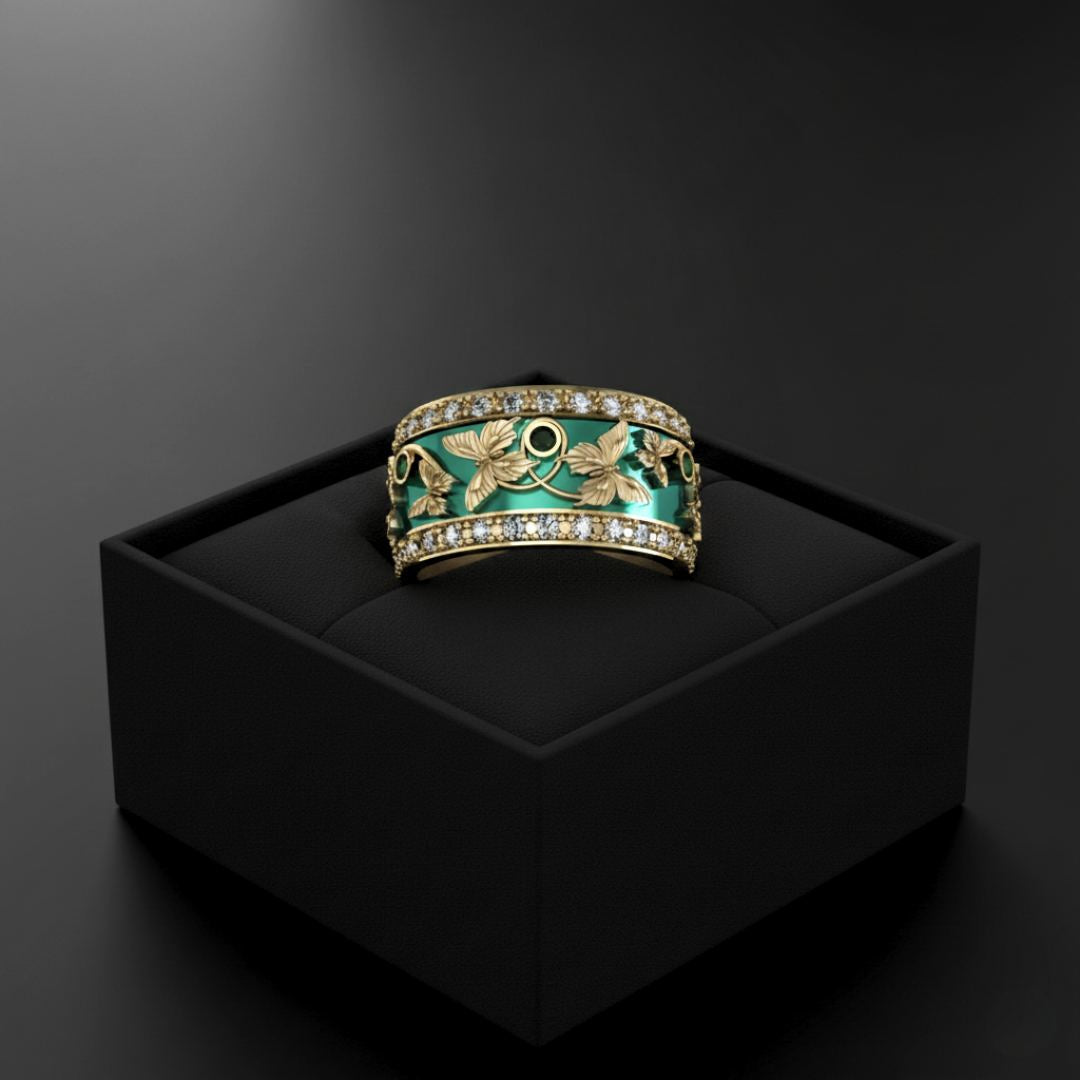 Emerald Flight Ring