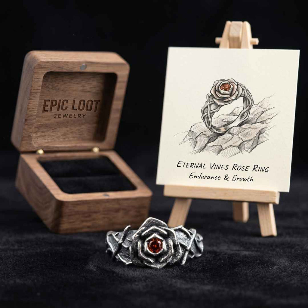 Eternal Vines Rose Ring