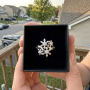 Frostlight Petals Ring