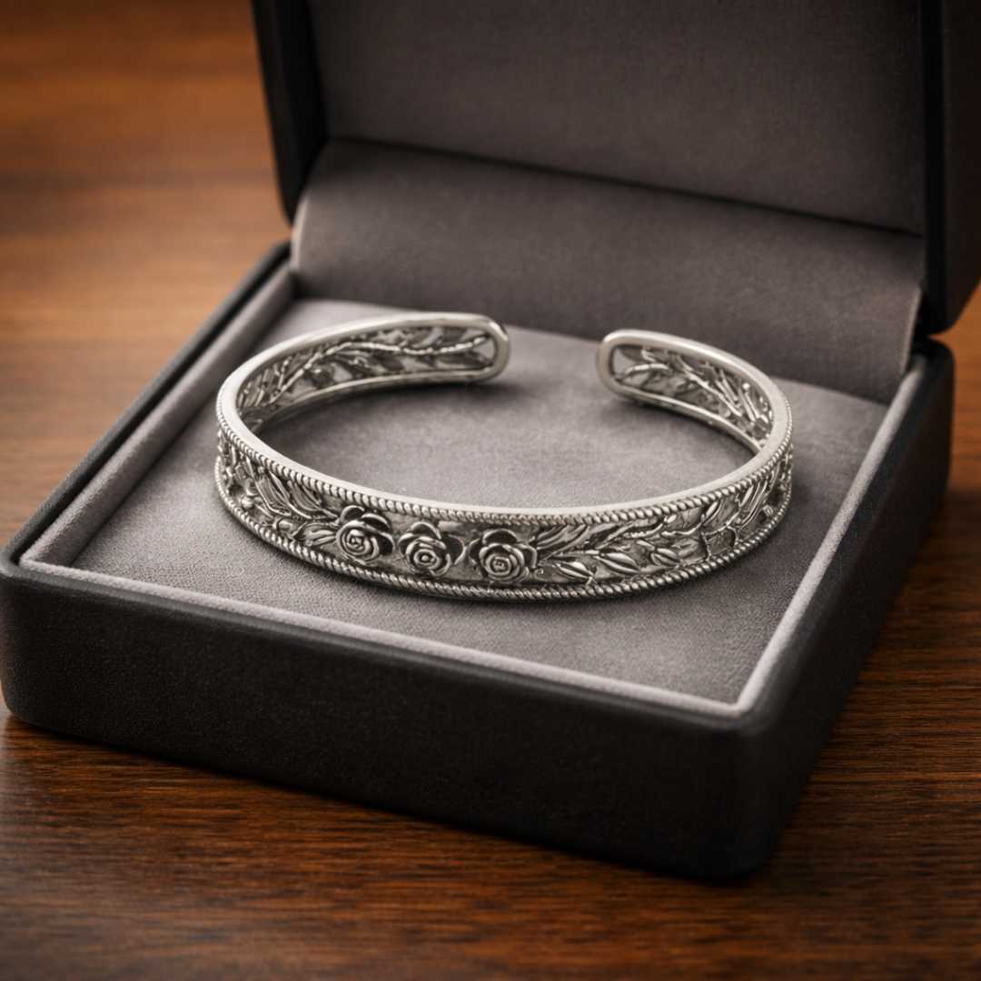 Silver Bloom Bracelet