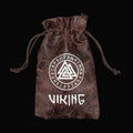 Viking Leather Jewelry Pouch