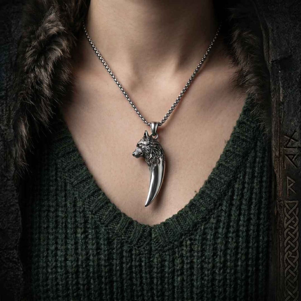 Wolf Necklace : Spirit of Tenacity